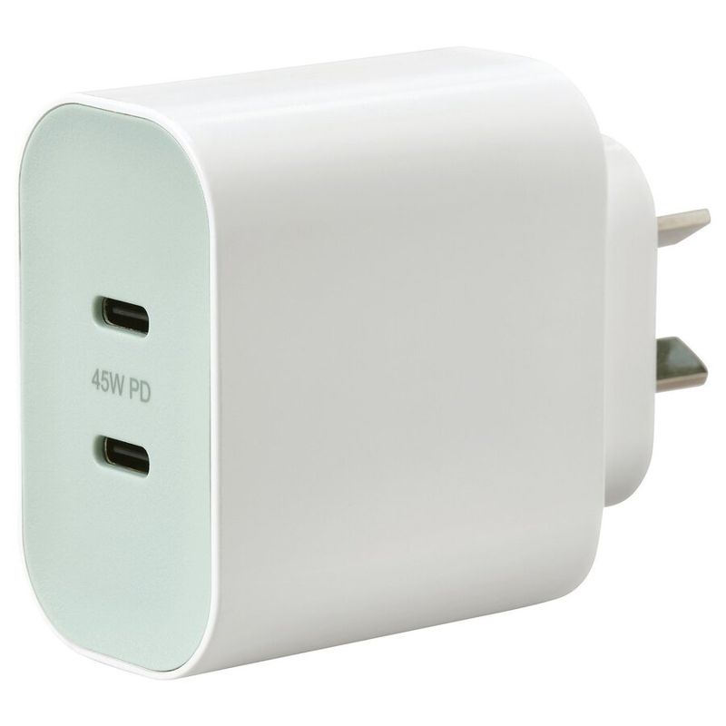 SJÖSS 45W 2-Port USB-C Fast Charger