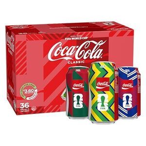 Coca-Cola Classic or Zero Sugar 36x 375ml Cans