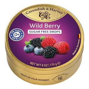 Cavendish & Harvey Sugar Free Wild Berry Drops 175g