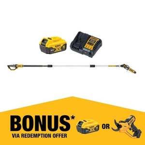 Dewalt 18V 5.0Ah XR Cordless Pole Saw Kit - + Cashback