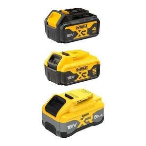 DeWalt 3-Battery Bundle (4Ah/5Ah/8Ah) - with Trade-In