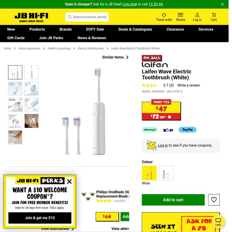Laifen Wave Electric Toothbrush