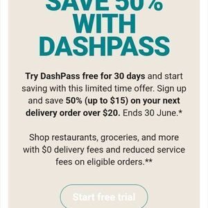 DoorDash First Order -up to