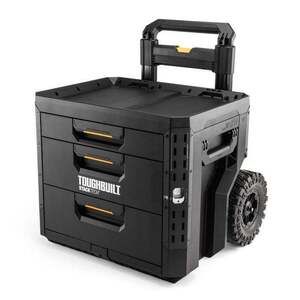 ToughBuilt StackTech 3-Drawer Rolling Locking Box