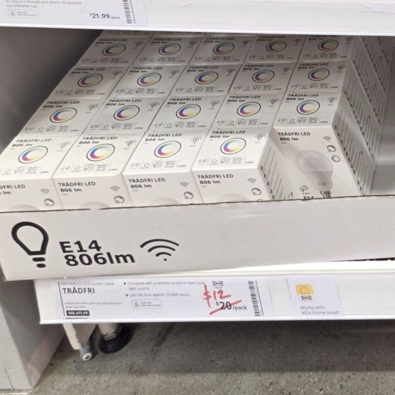 IKEA Trådfri E14 LED Bulb In-Store Clearance