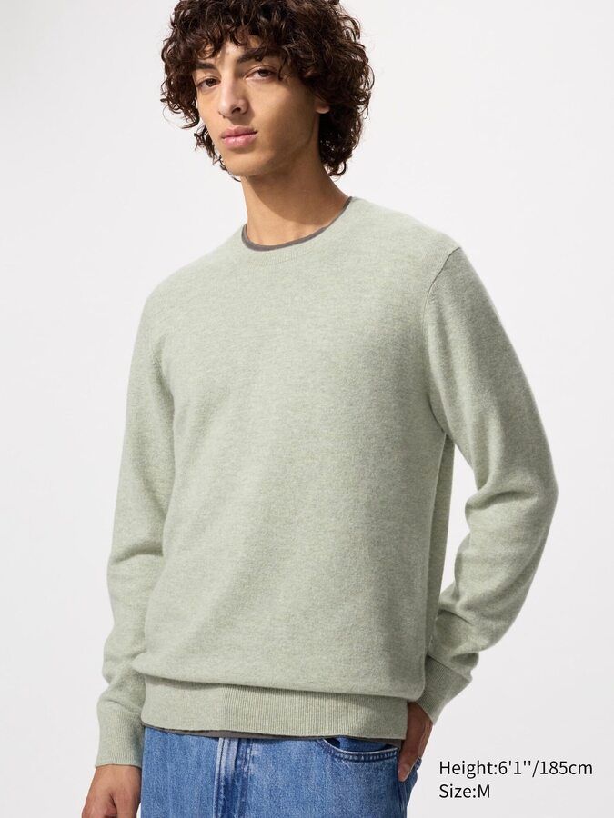Uniqlo 100% Cashmere Crew Neck Sweater