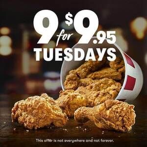 9 Original Recipe Pieces (July 7 & 21, App Only, Pick Up)