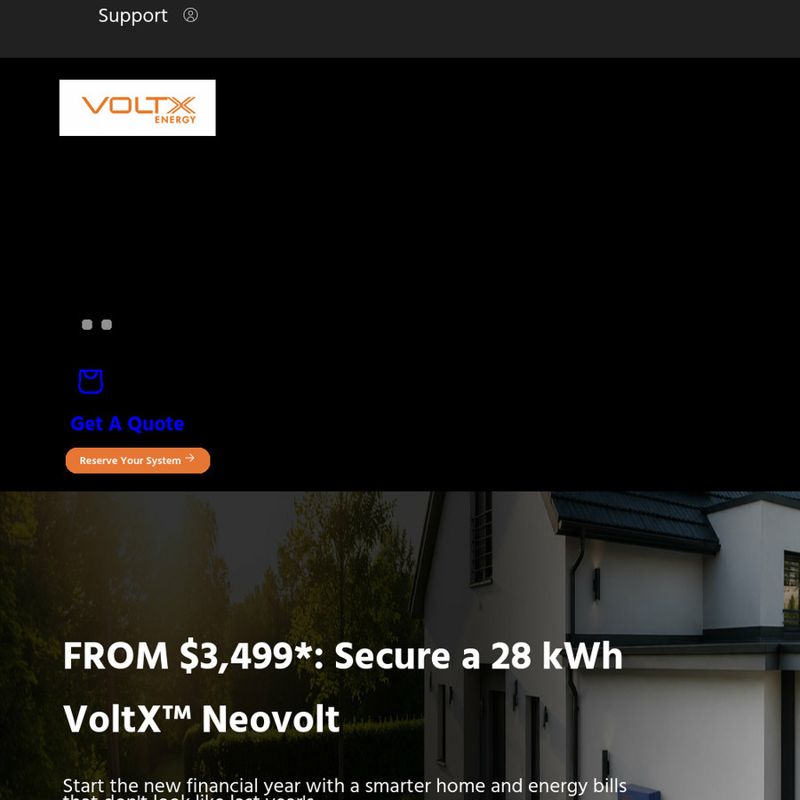 Voltx 28kWh Home Solar Battery - Installed (Eastern States)
