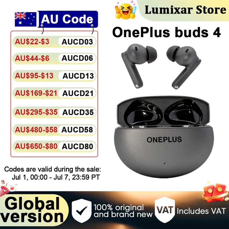 OnePlus Buds 4 Wireless ANC Earphones (~ on Amazon)