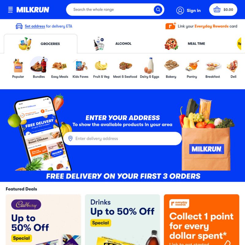 MILKRUN:First Order (Max Discount)