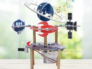 DIY Soldering Kits: Rotating Space Model AU