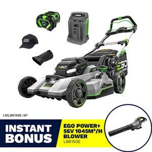 EGO 56V Self-Propelled Cordless Mower, Blower & Battery Bundle