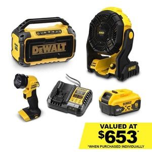DeWalt 18V 5Ah 3-Piece Cordless Kit DCZ3131P1-XE