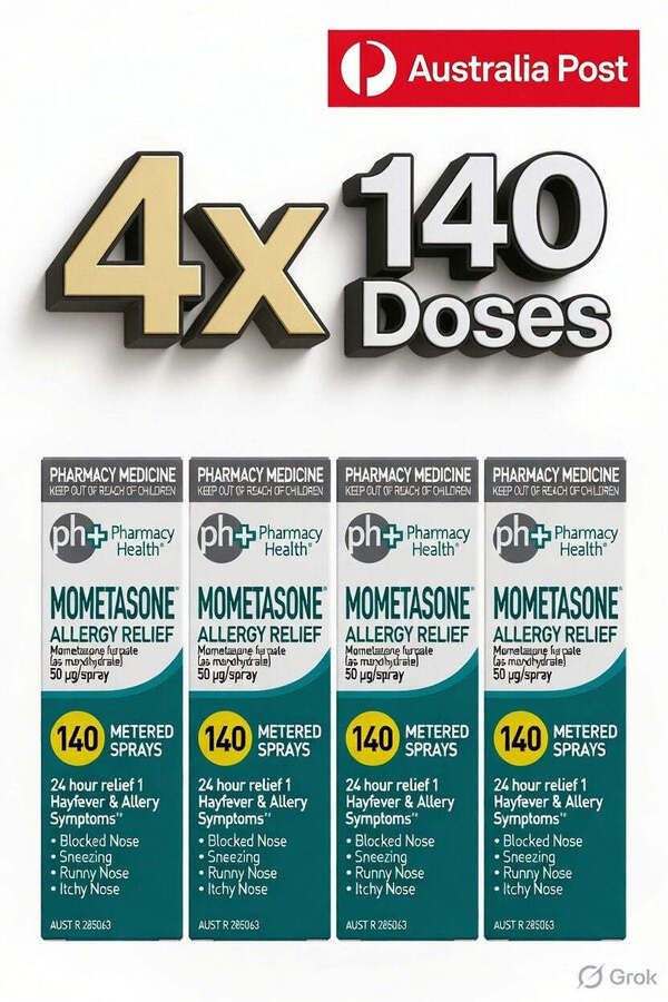 Mometasone 4x140-Spray Nasal Bundle