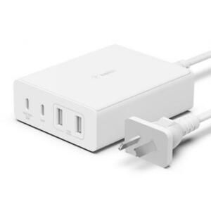 Belkin WCH010AUBK BoostCharge Pro 108W 4-Port GaN Charger w/ PD - Black