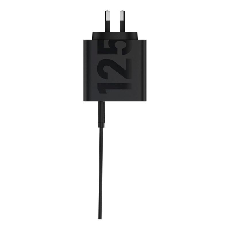 Motorola 125W Wired USB-C Wall Charger with 1m Cable - Black