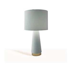 Leona Velvet Table Lamp - Blue
