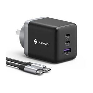 Novoo 100W GaN III USB-C Charger, 3-Port