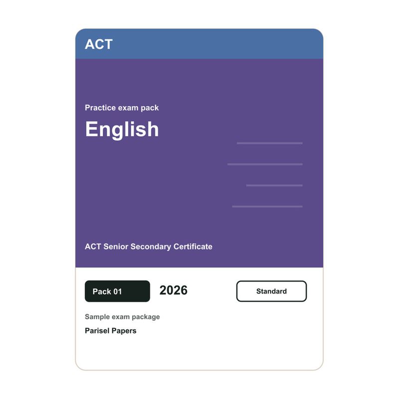 Year 12 Practice Exam Packs