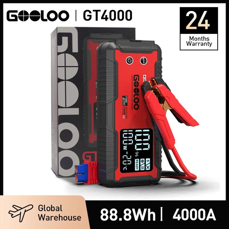 GOOLOO GT4000 4000A Jump Starter - AU Stock