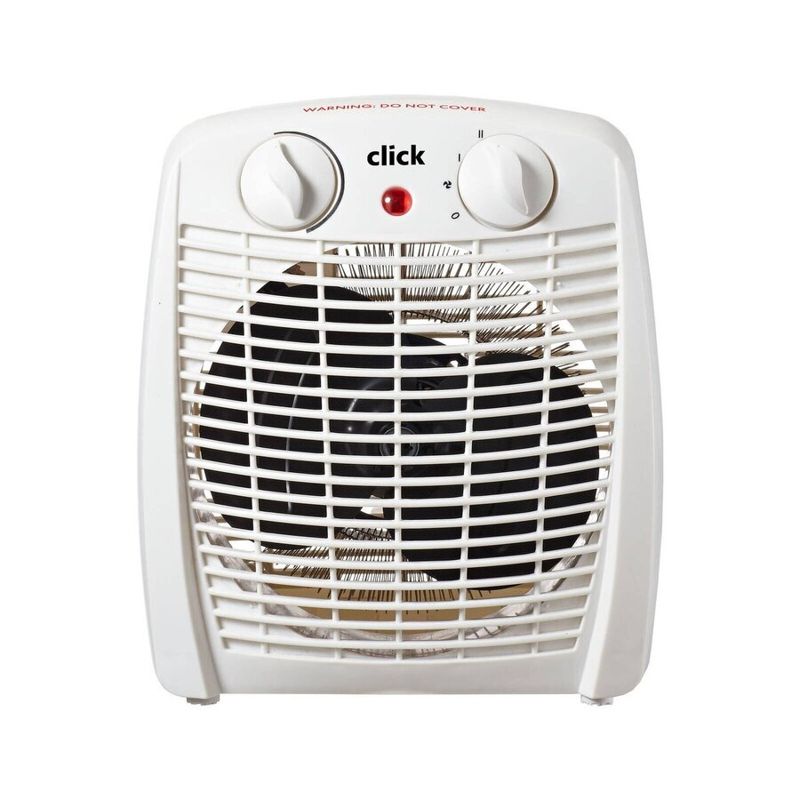 Click 2000W Upright Desktop Fan Heater