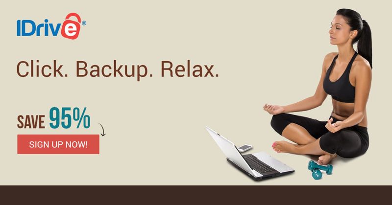iDrive 5TB Cloud Backup First Year