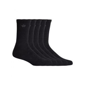 5 Pack Mens KingGee Cotton Work Crew Socks Black - Shoe Size 7-12 / Black