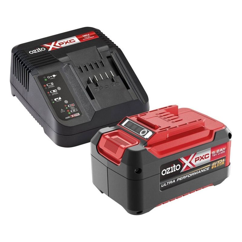 Ozito PXC 18V 5.2Ah Battery & Charger Kit