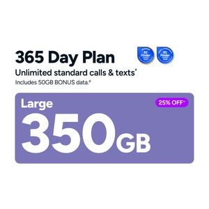 Kogan Mobile 365-Day Prepaid: 140GB (or with App Code)