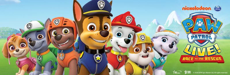 PAW Patrol Live! Race to The Rescue -Tickets