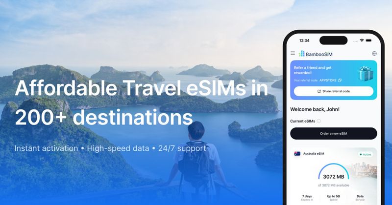 Asia Travel eSIMs: Up to+ TopCashback