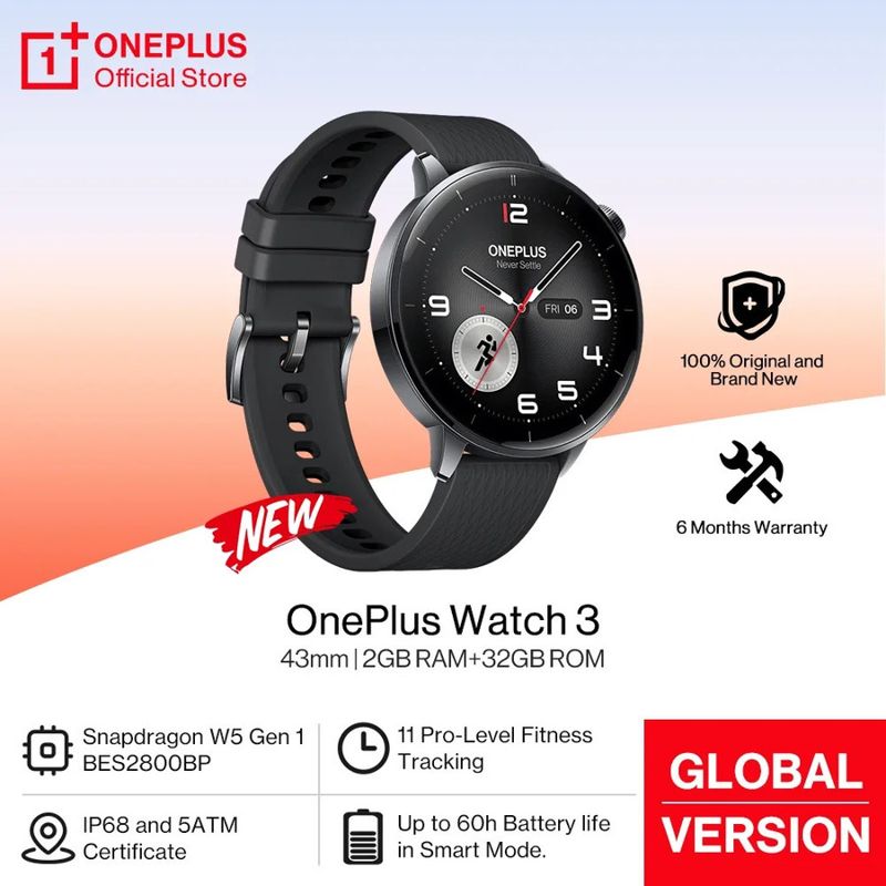 OnePlus Watch 3 43mm Smartwatch