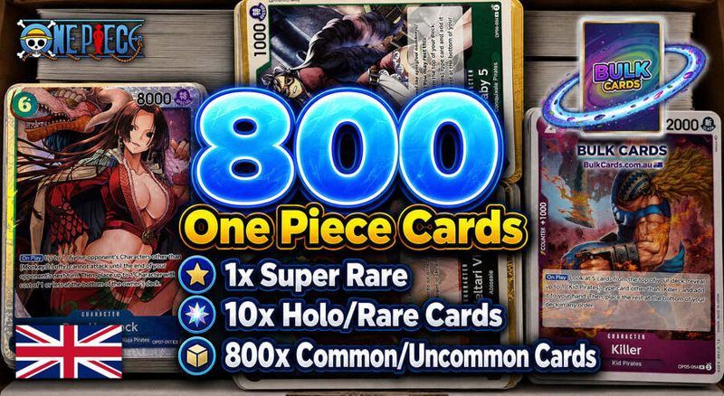 800 One Piece Trading Card Game Cards
