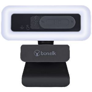 Bonelk Full HD USB Webcam with LED Clip