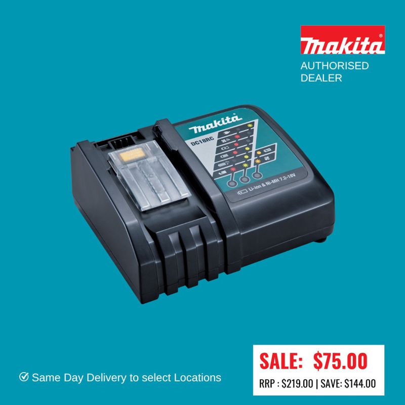 Makita 18V Rapid Charger with code