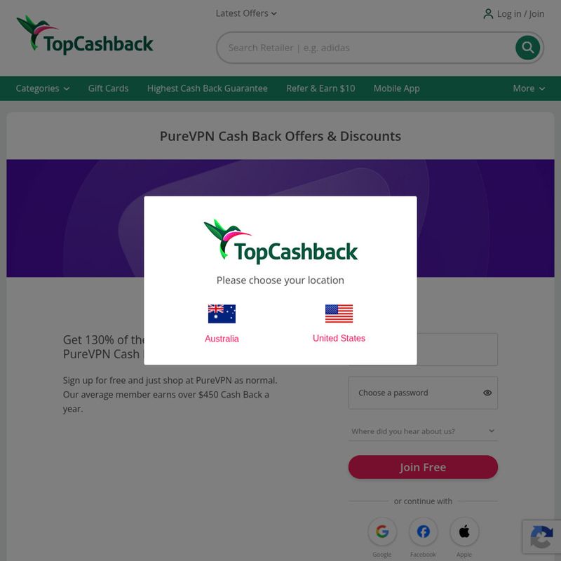 PureVPN: 130% Cashback for New Users