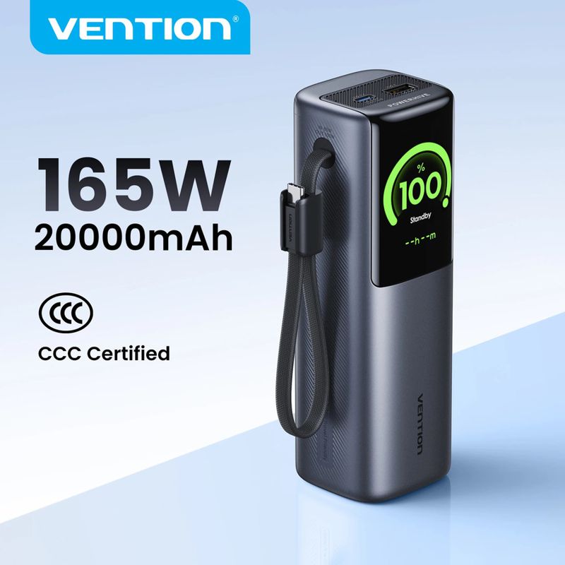 Vention 20000mAh 165W Power Bank CCC Certified AUD
