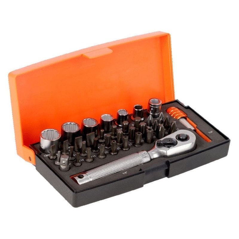 Bahco 1/4" Socket Set 39-Piece SBS39MH