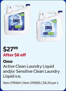 OMO Laundry Liquid 6.6L