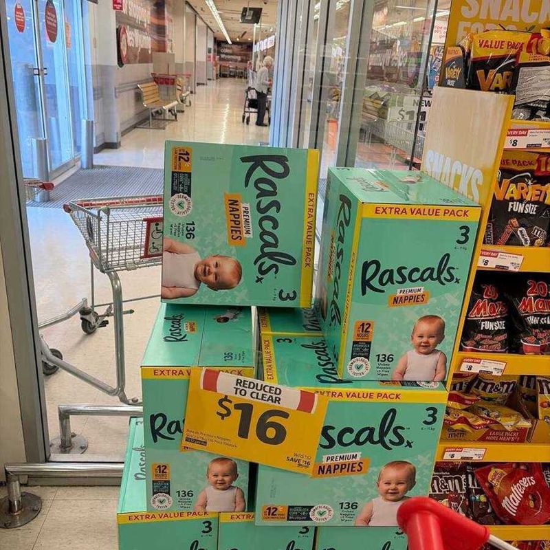 Rascals Premium Nappies Size 3 - Clearance Deal per Pack