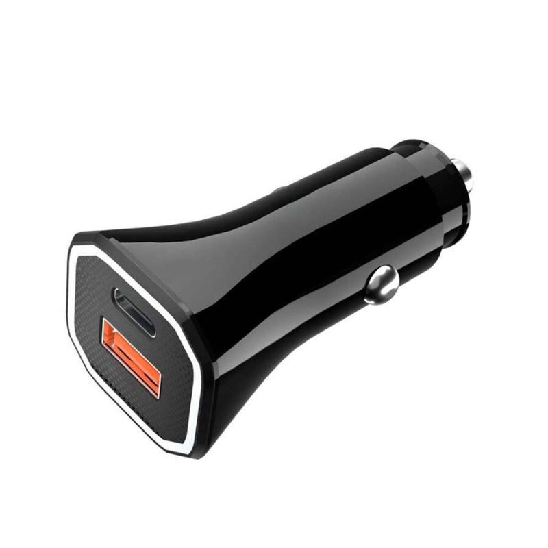 Click 48W Dual Port Car Charger (USB-A & USB-C)