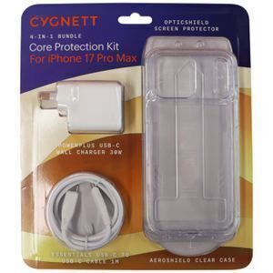 Cygnett iPhone 17 Pro Max Case & Charger Bundle