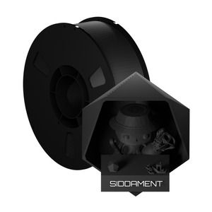 Siddament 10kg Matte Black PLA