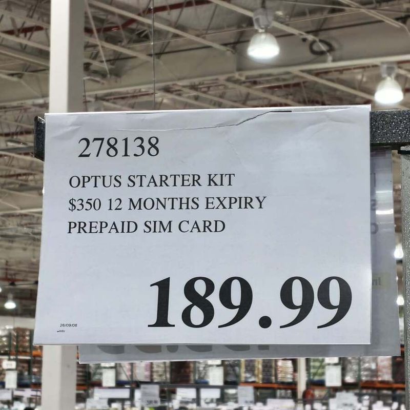 Optus Prepaid SIM Kit (Costco Members)