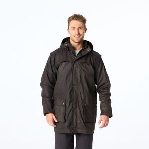 Cape Outback Oilskin Jacket Dark Olive