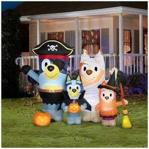 Gemmy Halloween Inflatable Bluey Family