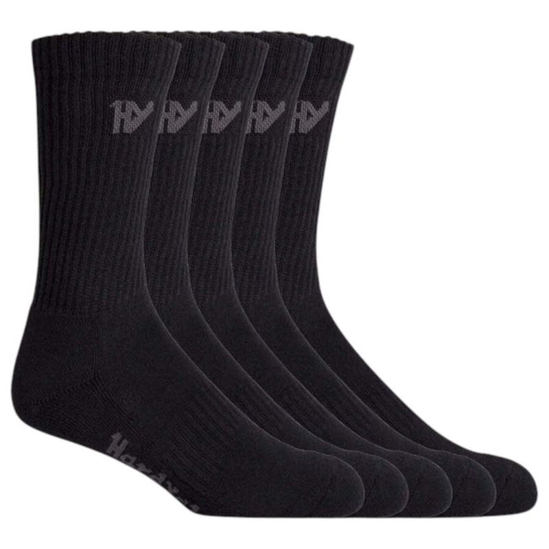 Hard Yakka Men's Crew Work Socks 10 Pairs