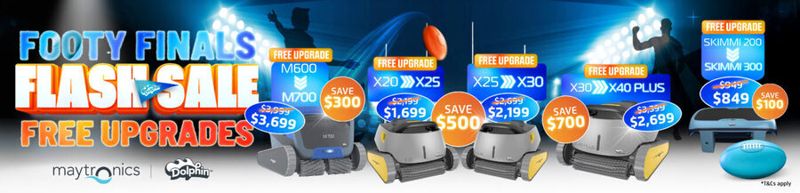Dolphin Pool Cleaner Free Model Upgrade – Save up to