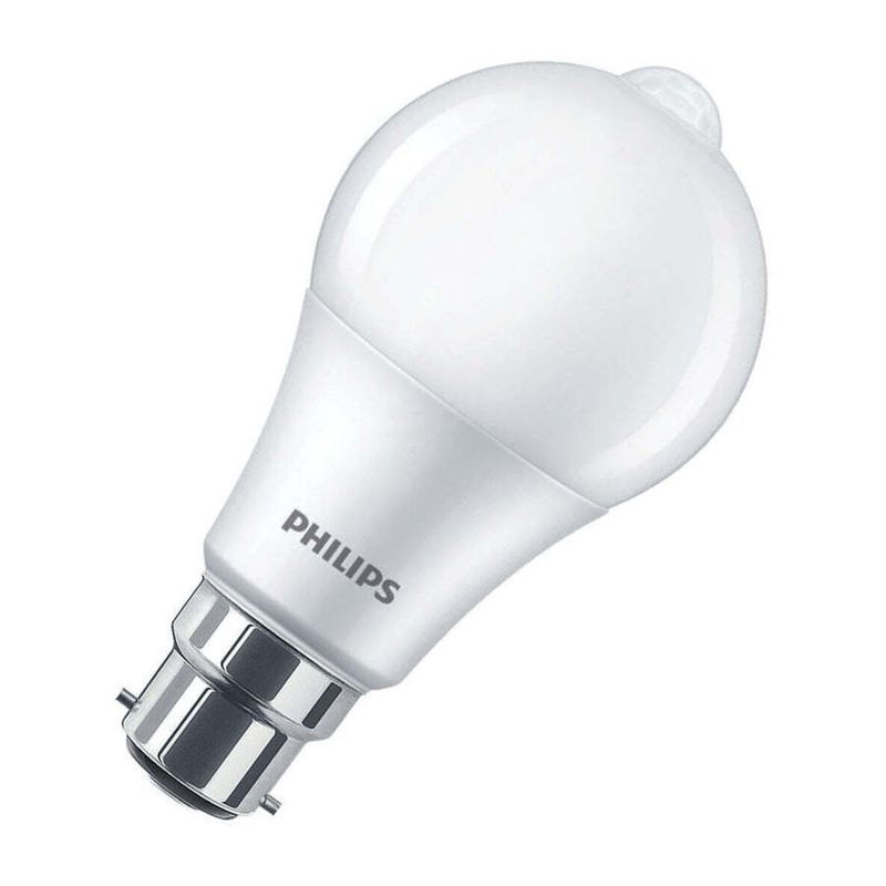 Philips LED B22 8W Motion Sensor Bulb