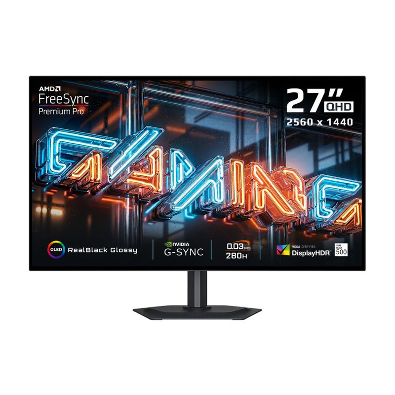 Gigabyte MO27Q28GR 27" 280Hz QHD WOLED Gaming Monitor